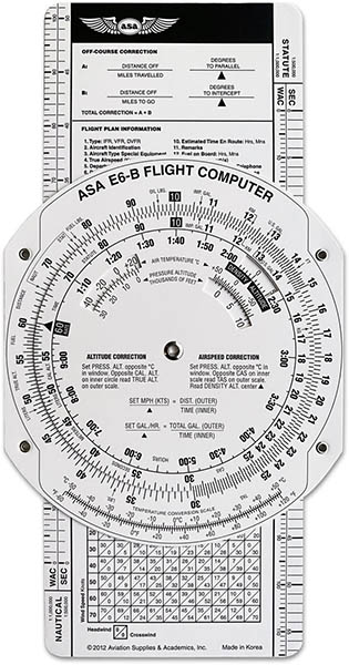 ASA Metal E6B Mechanical Flight Computer