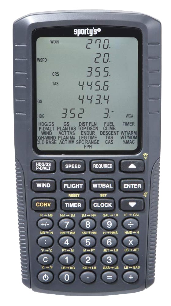 Sportys E6B Electronic Flight Computer