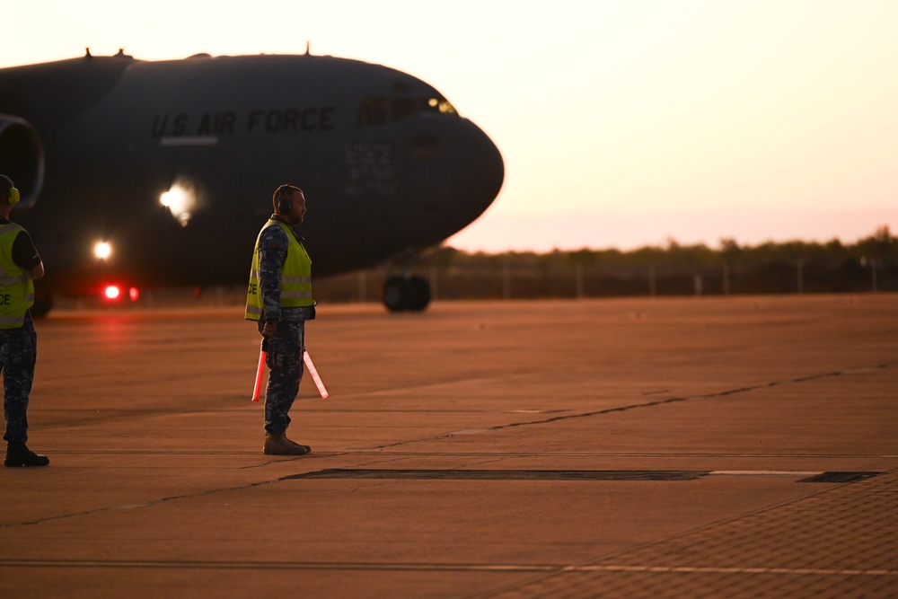 RAAF C-17 at RAAF Base Tindal