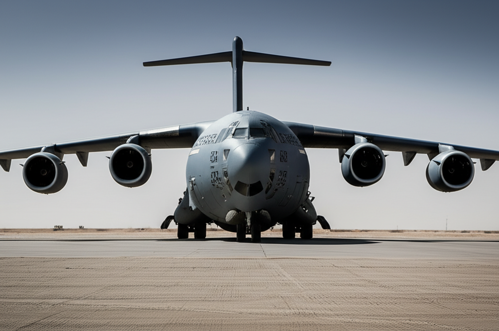 C-17 Globemaster III military transport aircraft demonstrating versatile airlift capabilities