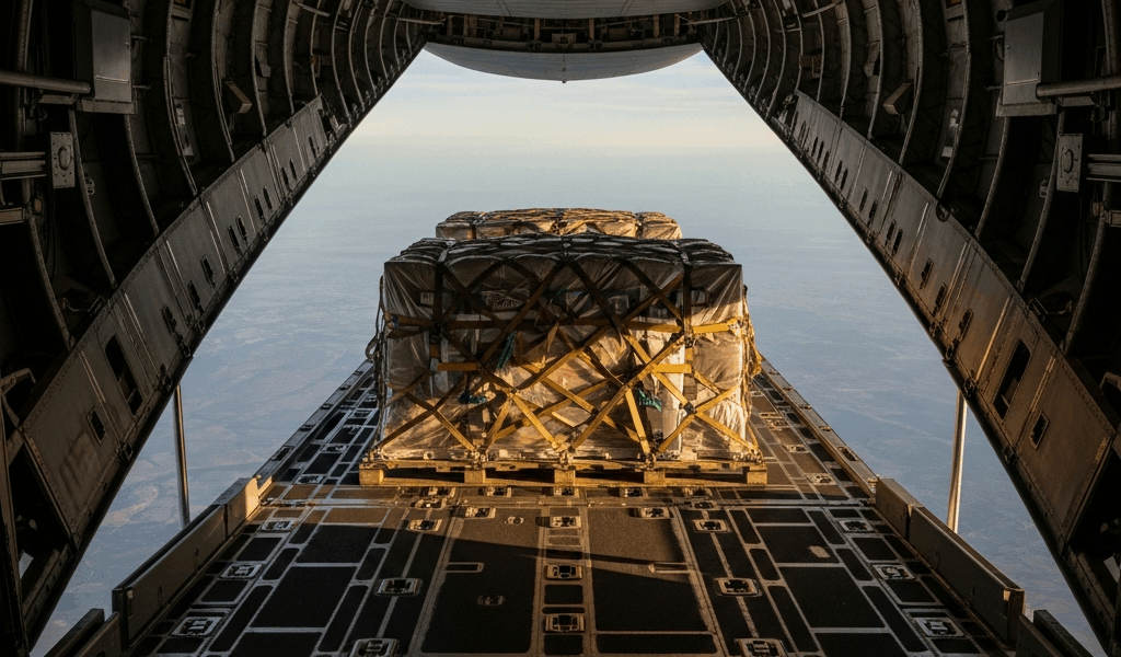 C-17 Airdrop Operations How Cargo and Troops Exit at 25,000 Feet