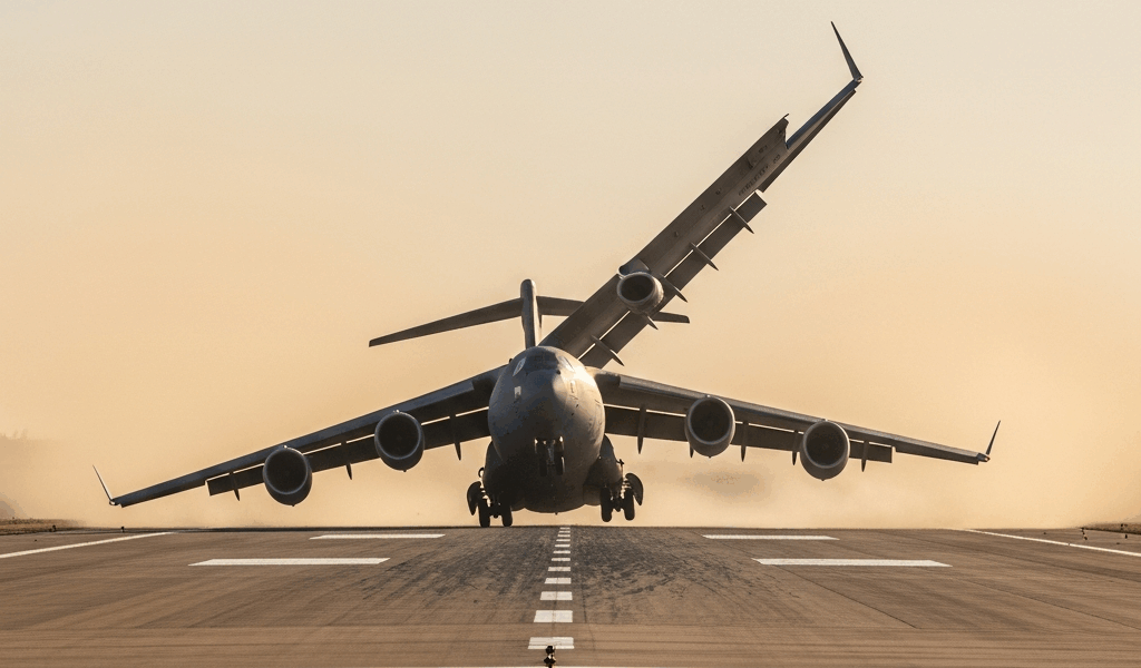 How C-17 Pilots Handle Extreme Crosswind Landings