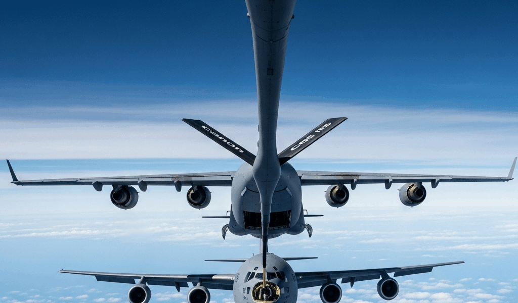 How C-17 Pilots Train for Aerial Refueling Operations